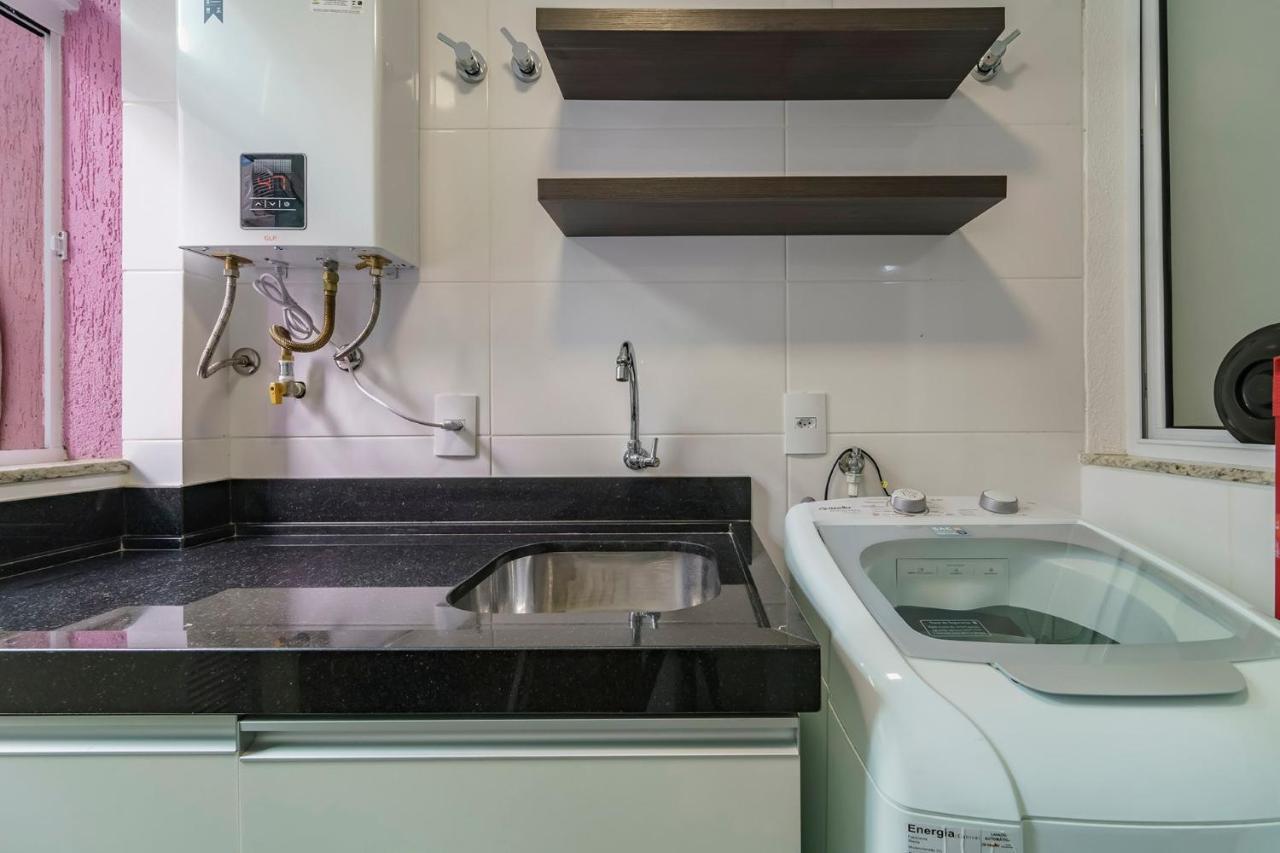 Aluguel Apartamento 2 Quartos Com Piscina Bombinhas Dış mekan fotoğraf